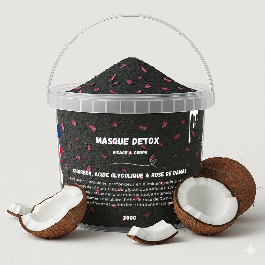 CHARBON DE COCO 🥥 - MASQUE JELLY DETOX