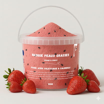 FRAISE 🍓 - MASQUE JELLY PEAU GRASSE